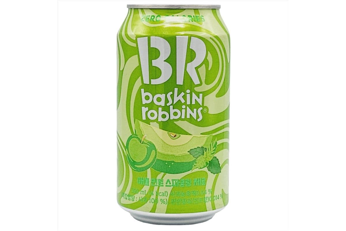 Baskin Robbin Soda - Green Apple & Mint (355 ml Can)