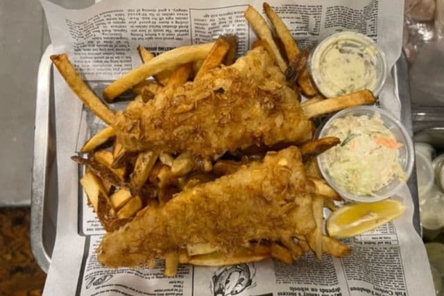 Two Piece Cod and Chips