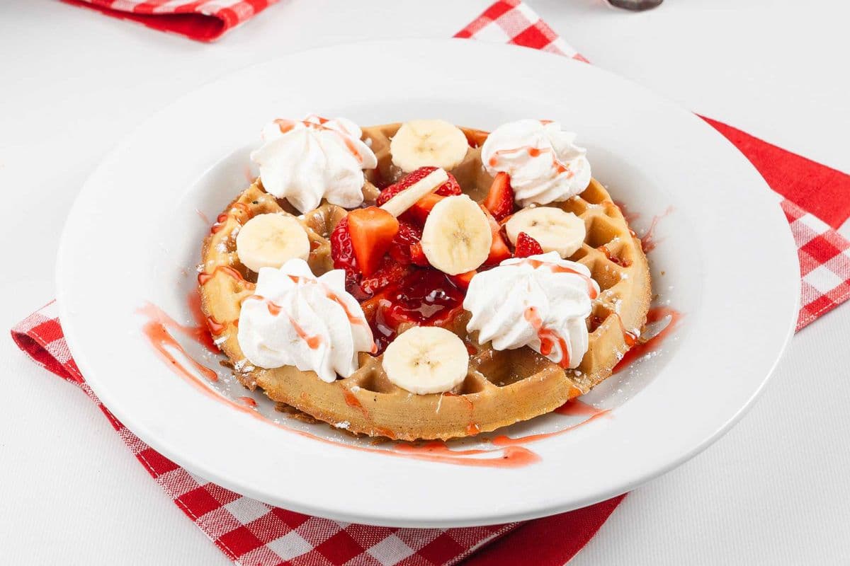 Strawberry Banana Waffle