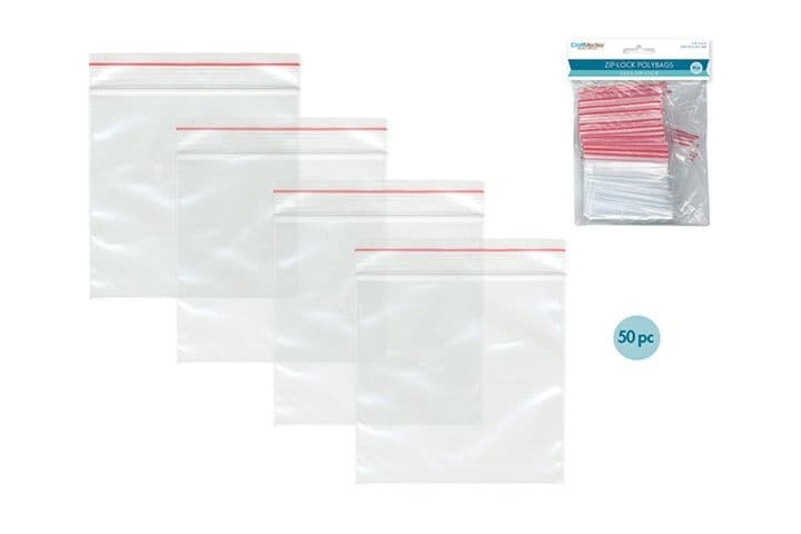 Ziplock Polybag 3X4 60pk (60 Pack)