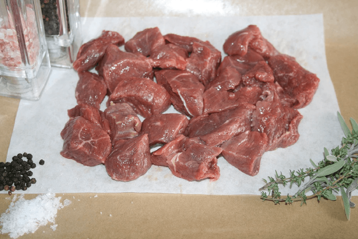 100% Grass Fed Lamb Stew Meat (1lb Pack)
