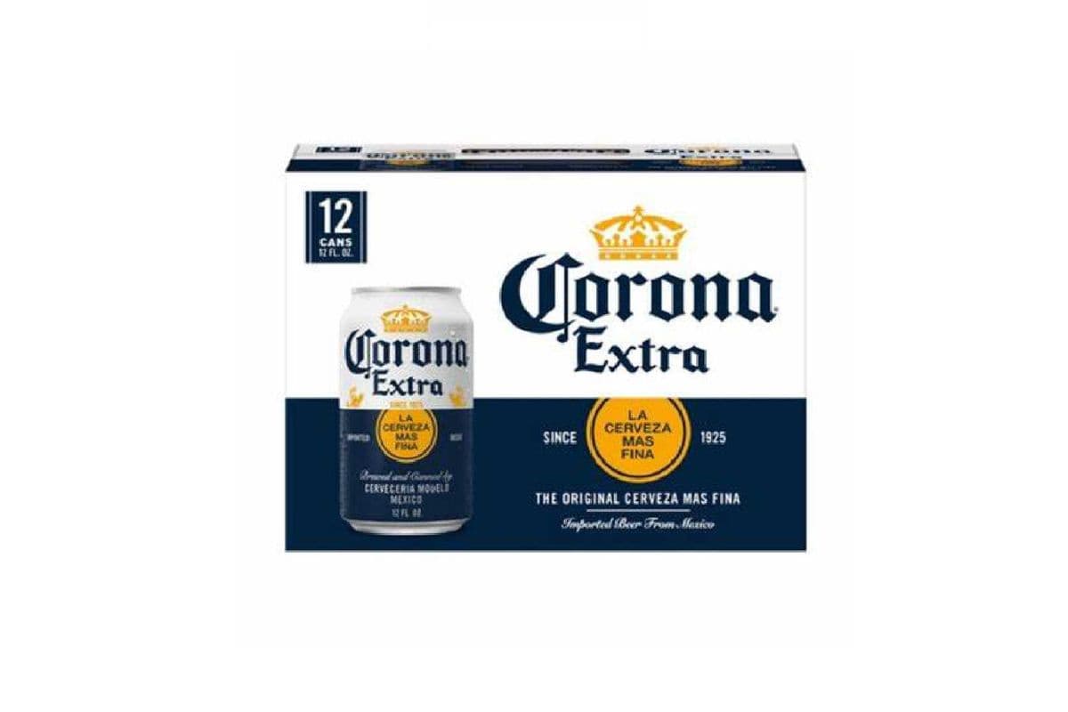 Corona Extra Lager Beer 12 cans (12 x 355ml)