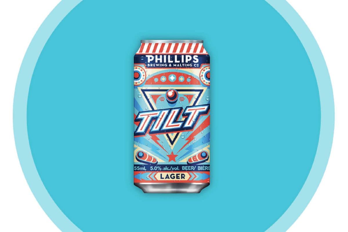 Phillips Tilt Lager, Single Can (1 x 473mL)