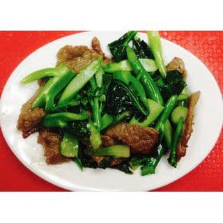 91 Sauteed Beef with Chinese Broccoli / 芥藍牛肉 -91