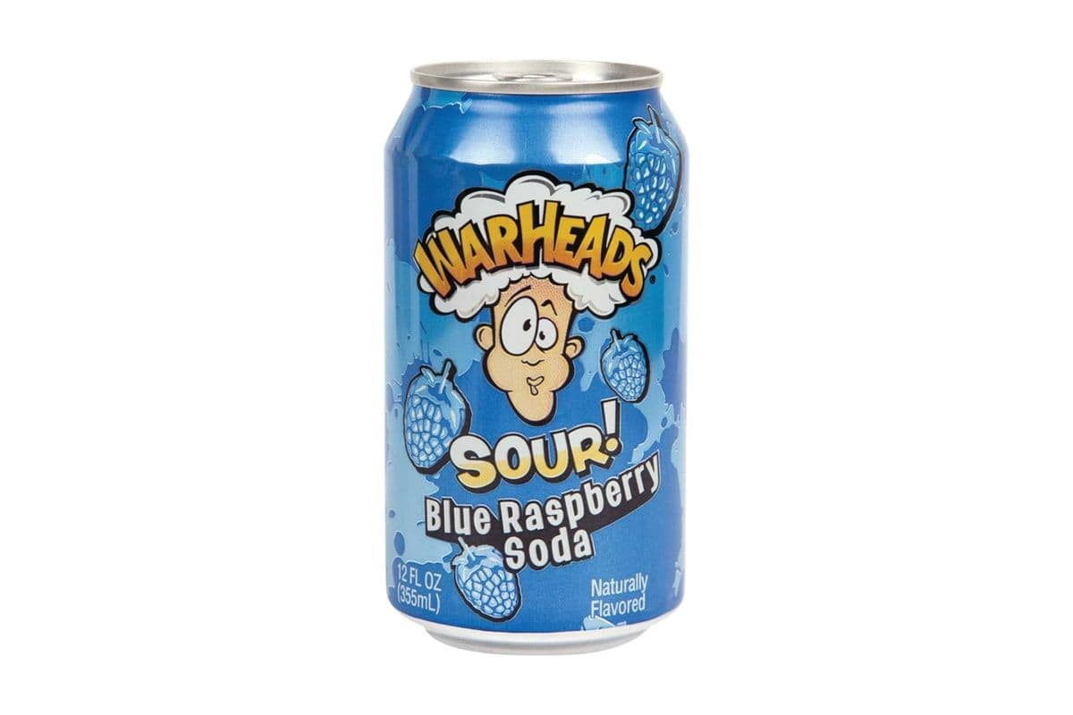 Warheads Sour! Blue Raspberry (355ml) (150 Cal)