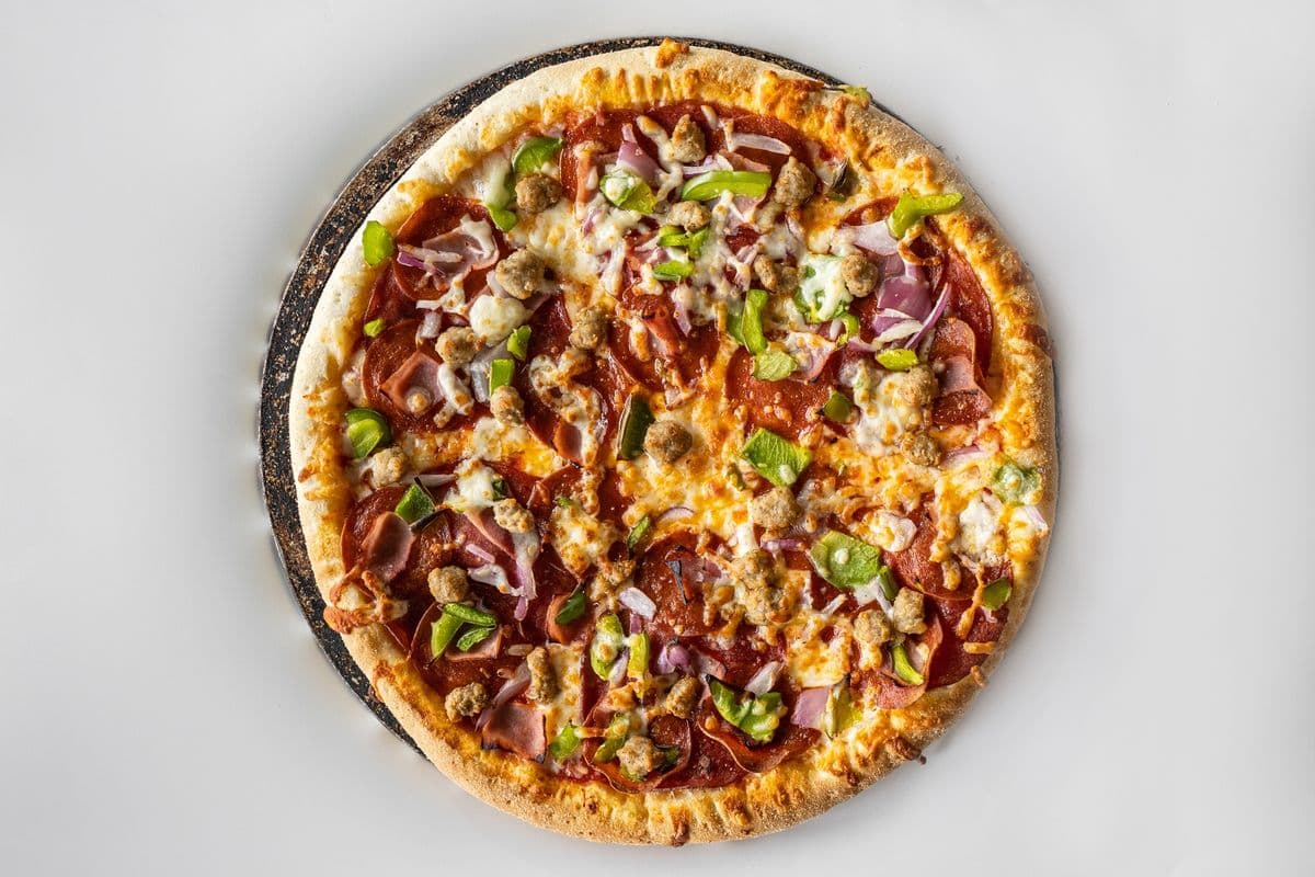 16" X-Large Fast-Lane Hearty Meats Pizza