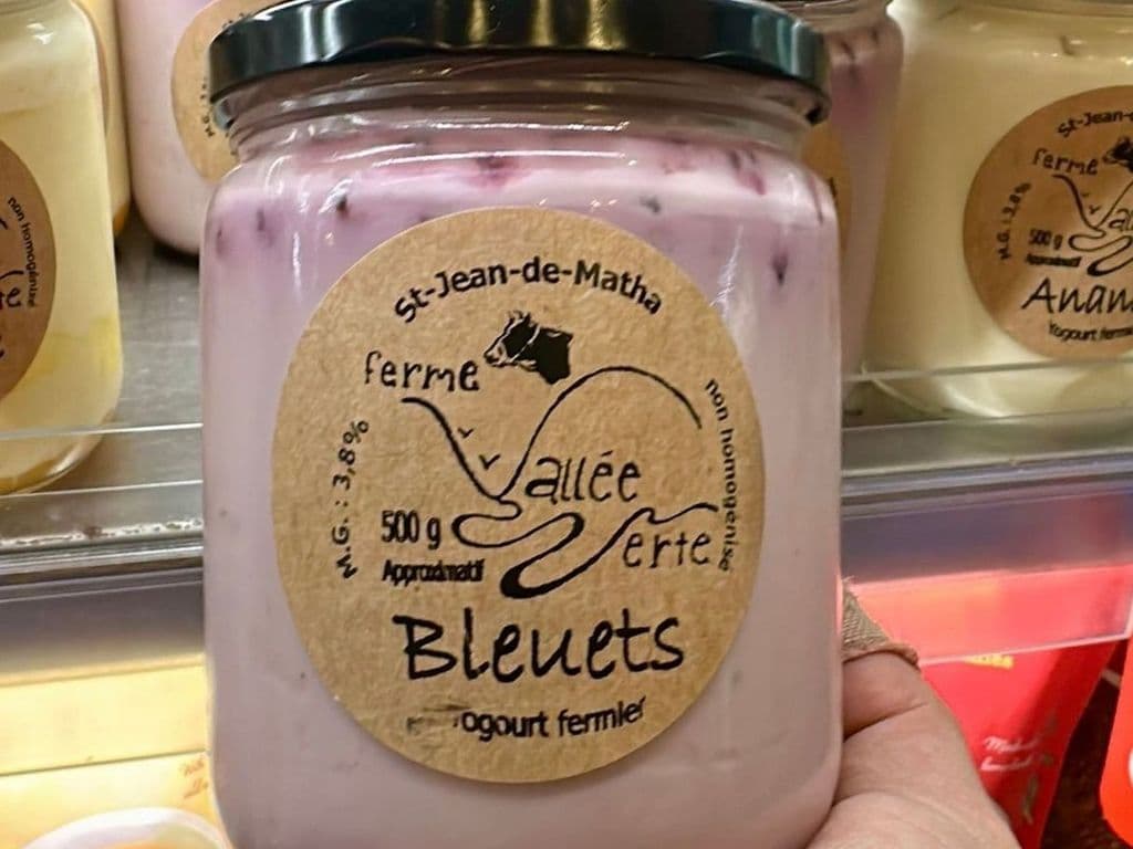 (CANADIAN) ST JEAN DE MATHA YOGURT BLUEBERRY 500G