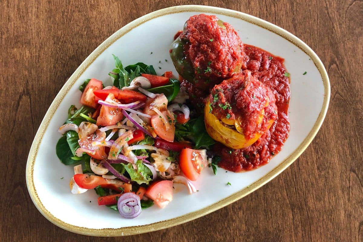 Roasted Stuffed Peppers