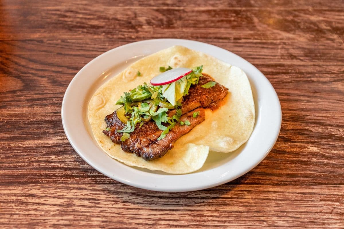 Ox Tongue Taco