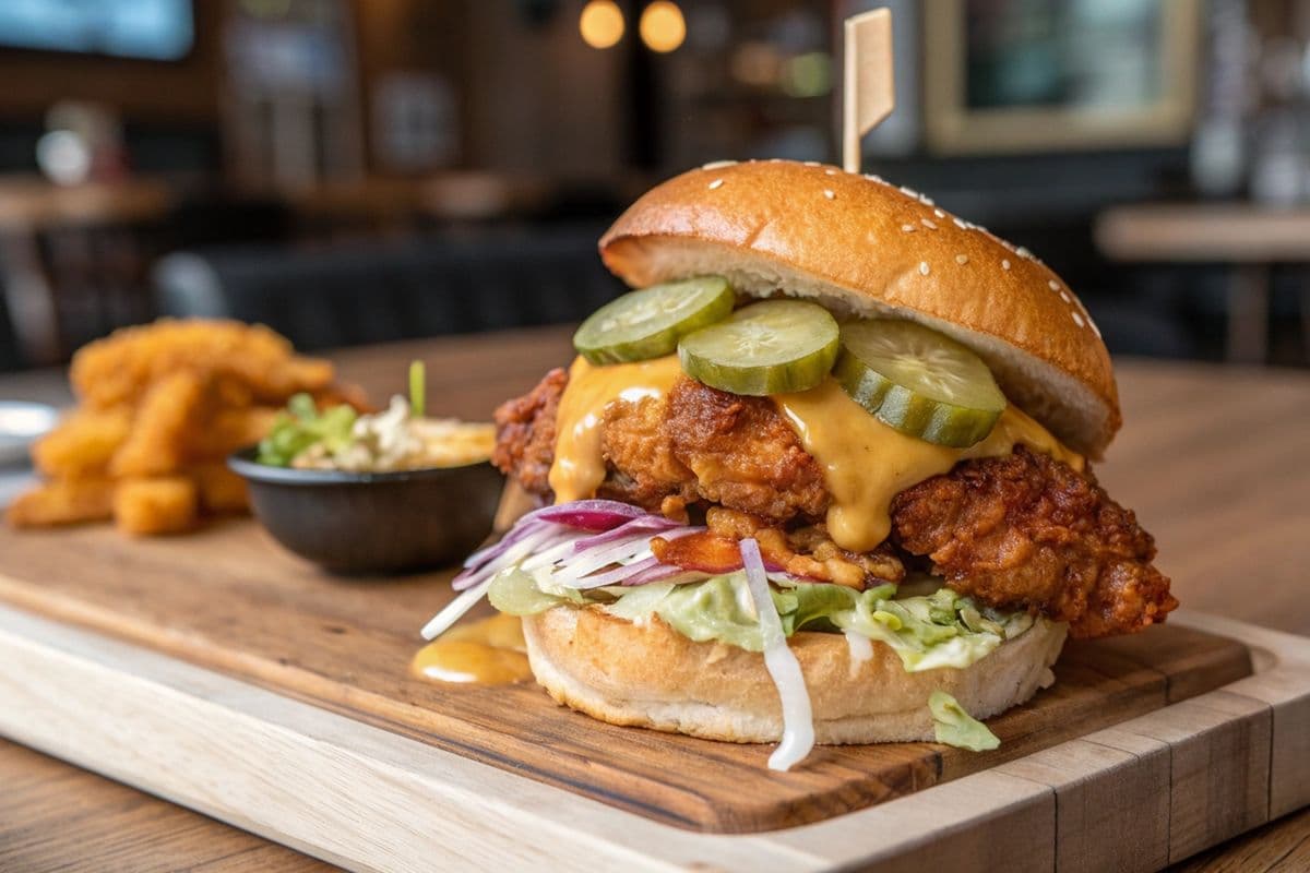 Honey Mustard Burger Moutarde et Miel