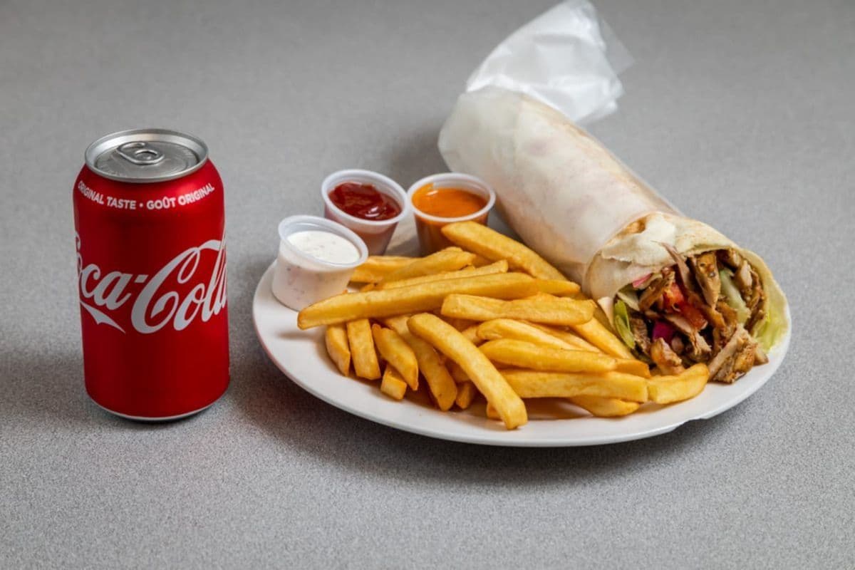 Shawarma wrap combo