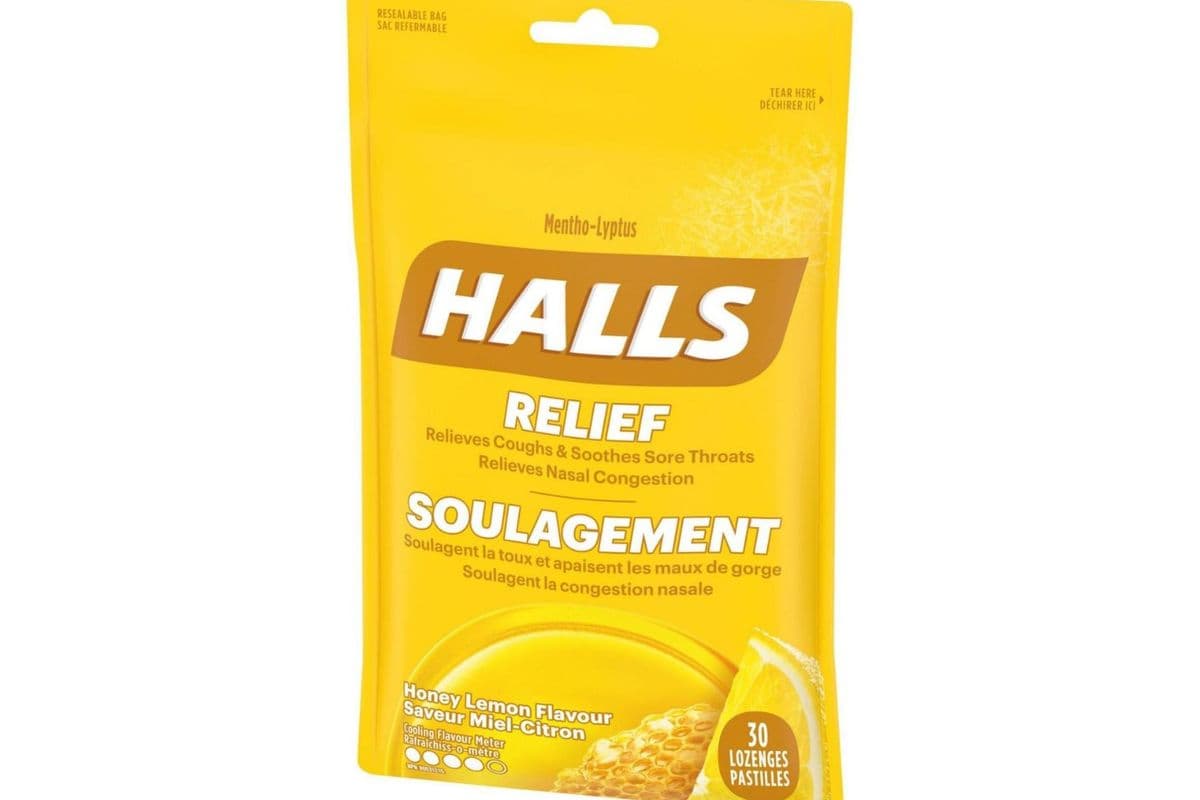Halls Honey Flavour Bag (30 lozenges)