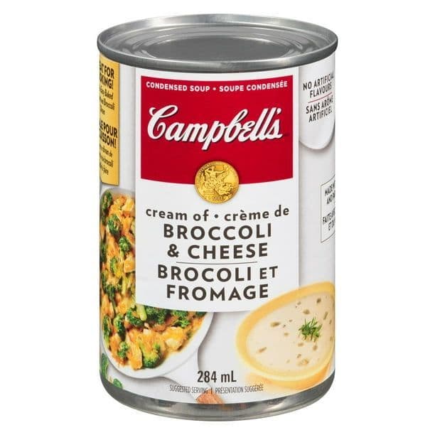 Campbell Soup Cream Broccoli and CHeese 284ml