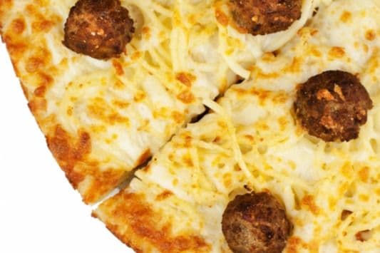 Small Meatball Monster Pizza