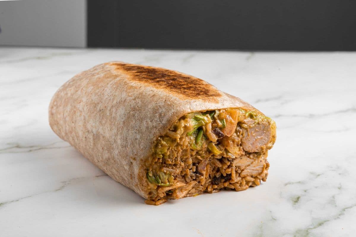 Chicken & Ground Beef Burrito