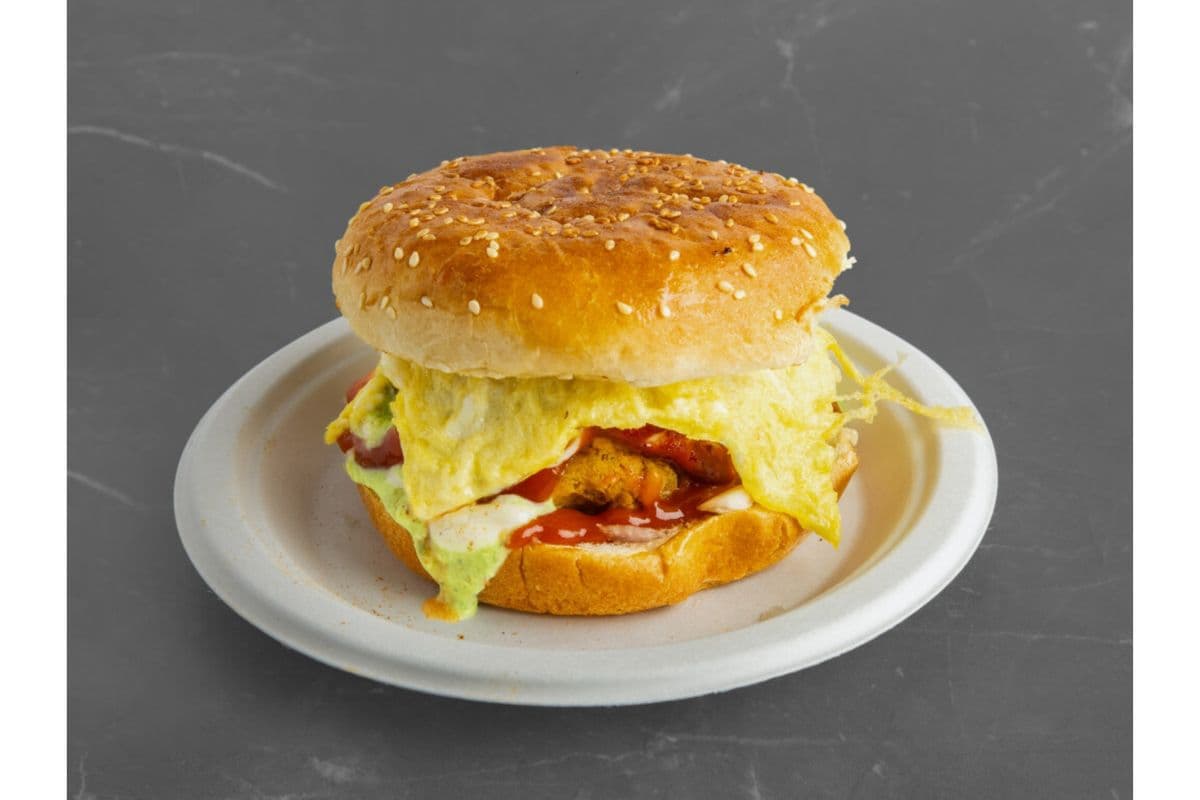 Desi Burger (Beef Shami)