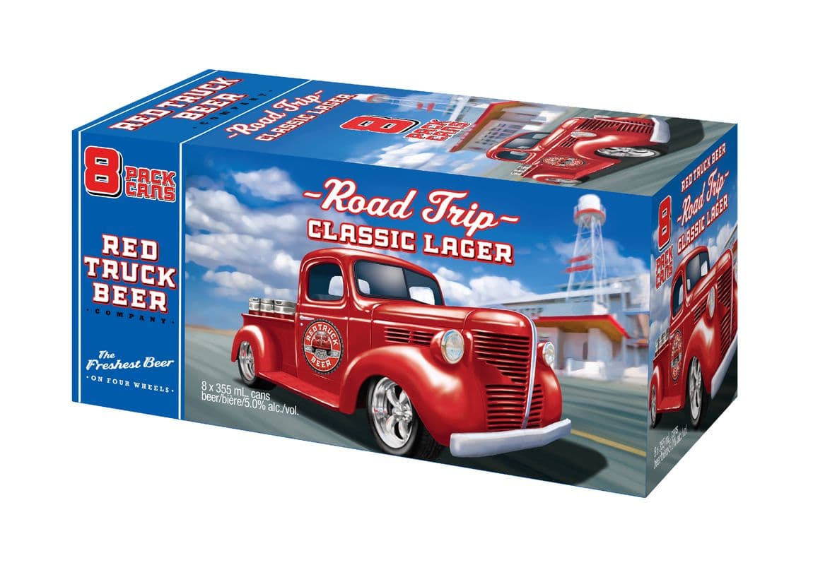 Road Trip Classic Lager (8 Pack, 5% ABV, 355 ml Cans) (8 x 355 mL)