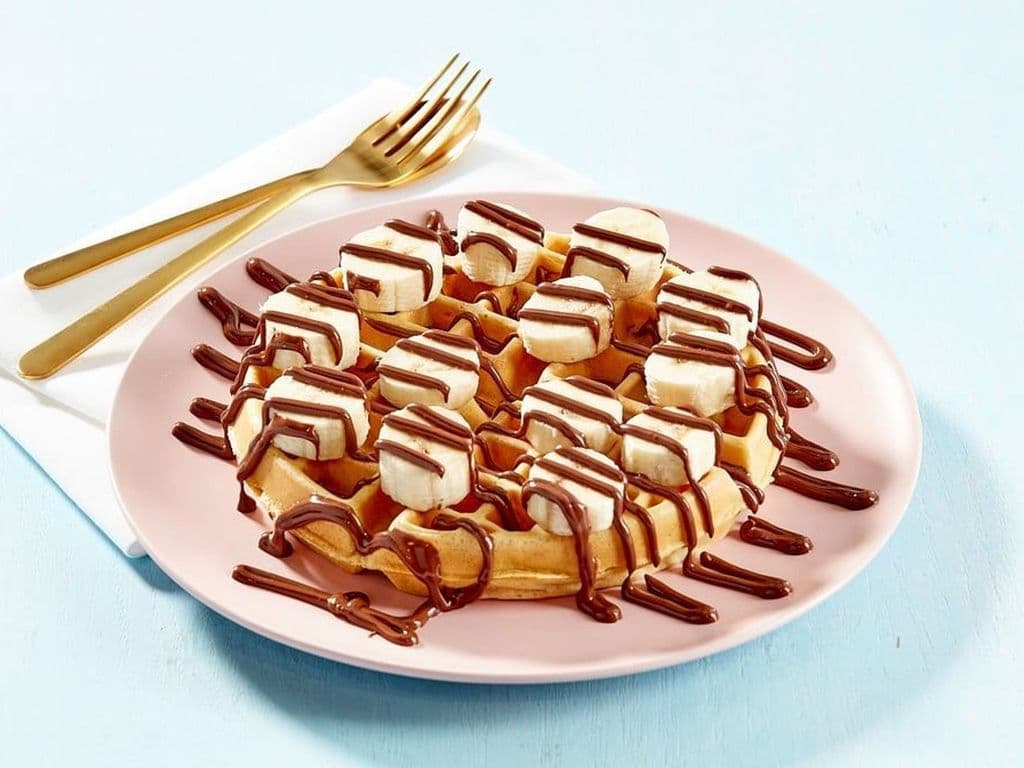 Banana Nutella Waffle