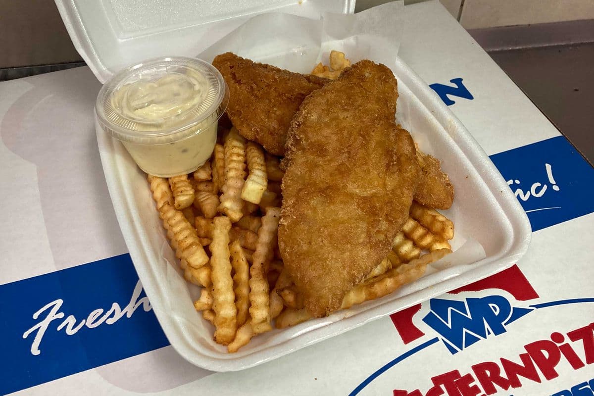 3 piece Fish and Chips with Tarter Sauce
