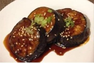 47. Eggplant Teriyaki Appetizer