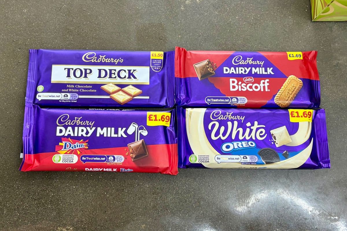 Cadbury Bar (95-120g)