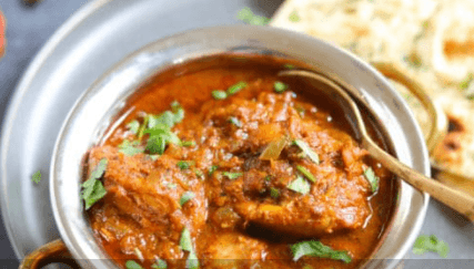 Vindaloo Chicken, Goat in Bone, or Lamb