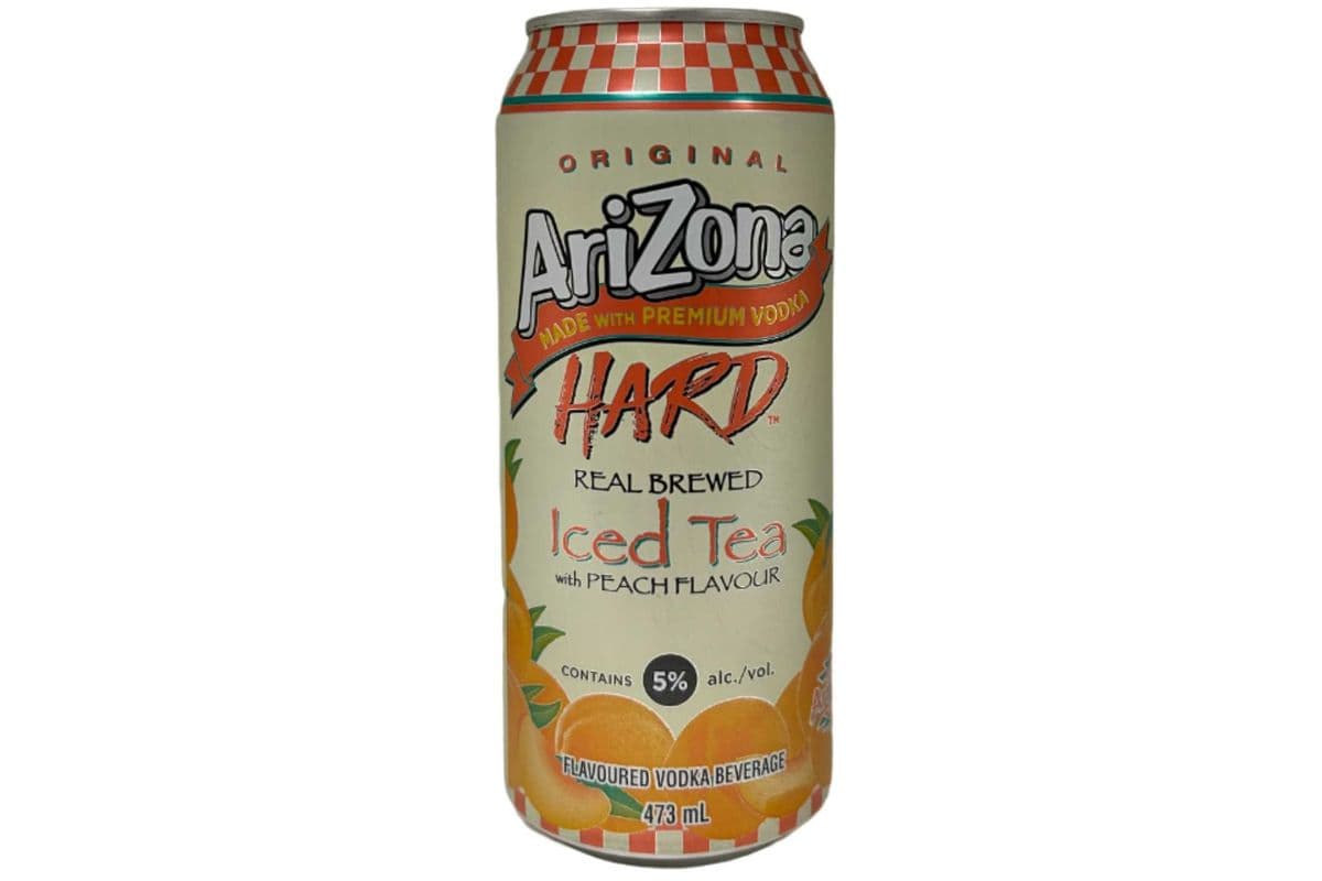 Arizona Hard Iced Tea Peach (1 x 473 ml Can)