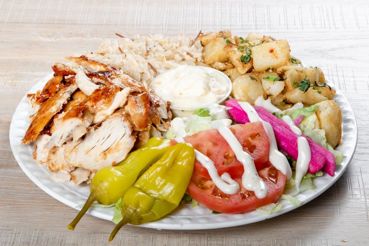 Plat de shish taouk d'Amir