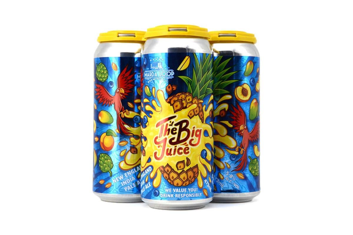 Mardaloop Brewing Big Juice NEIPA (4 Cans) (4 x 473ML)