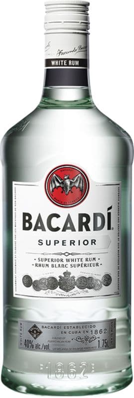 Bacardi White (1750 ml Bottle) (1 x 1750ML)