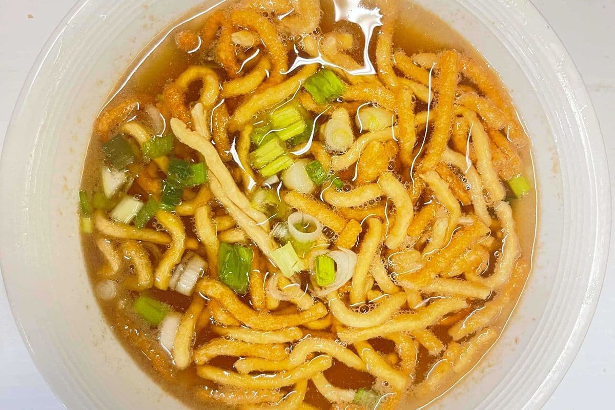 Consomme with Fried Noodles Soup