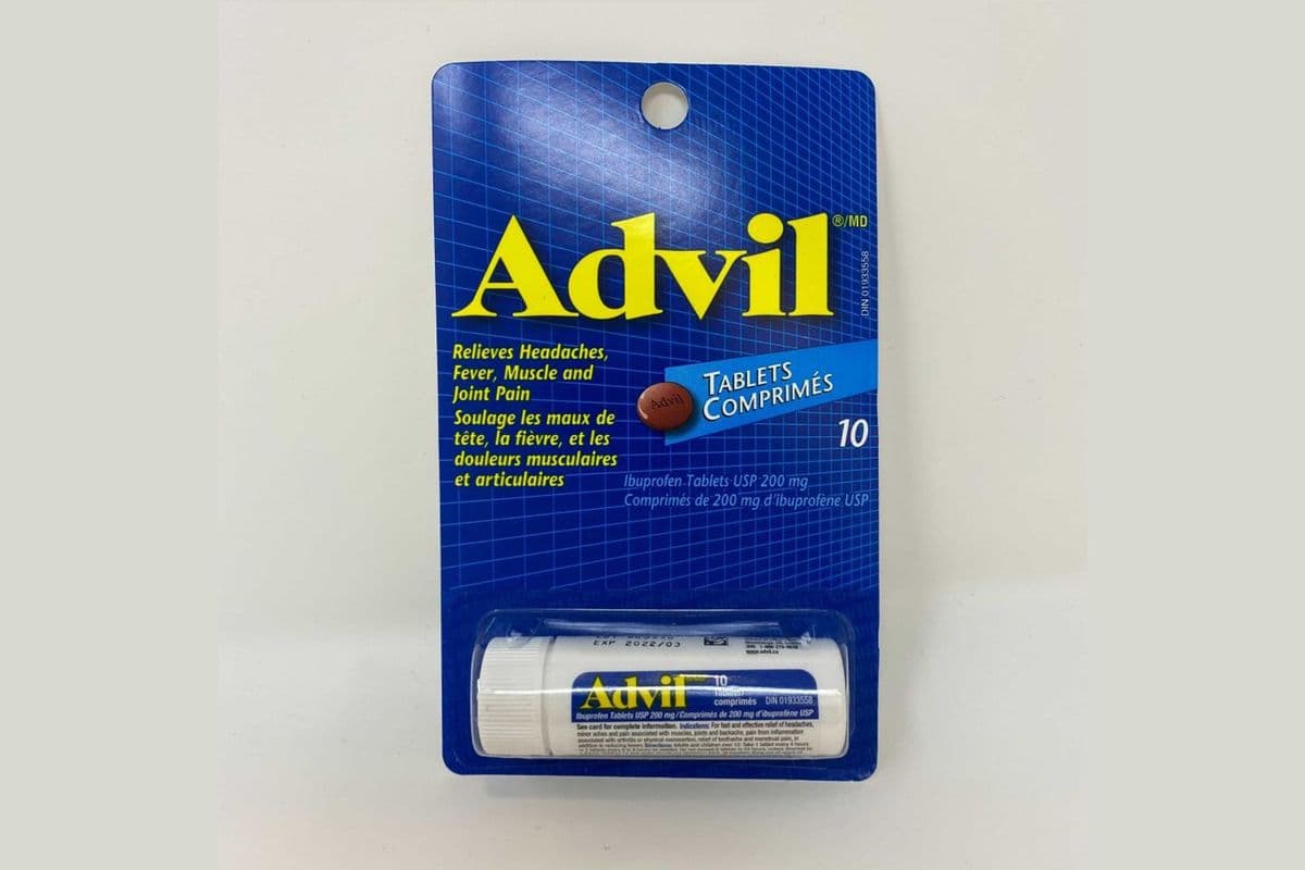 ADVIL TABLETS VIAL CARD (200mg)