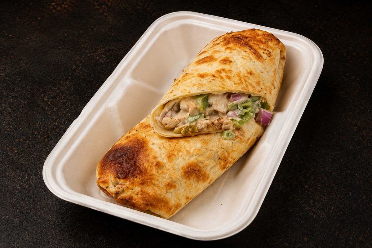 Halal Shawarma Chicken Roll Up