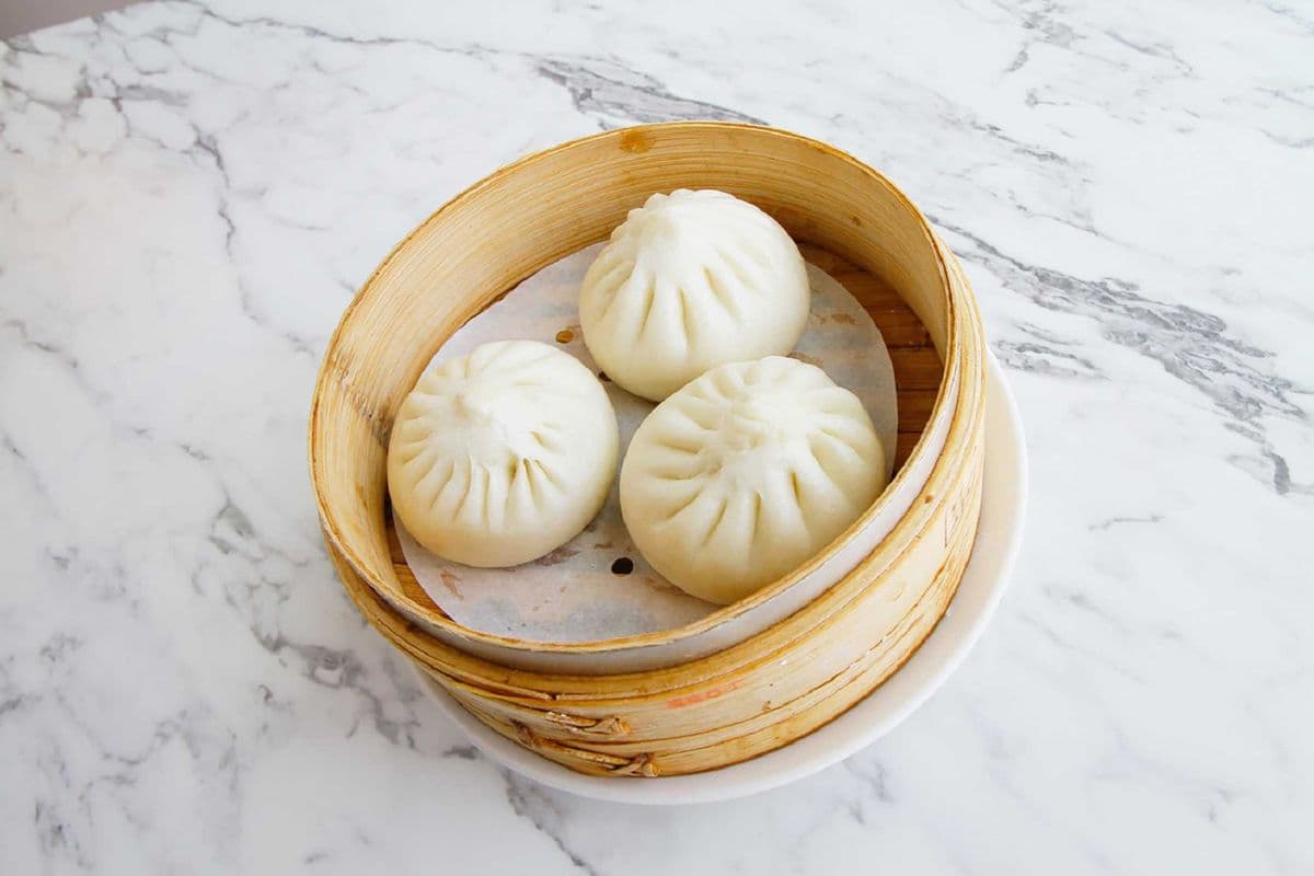 Steamed Pork Buns (3 pcs) 鮮肉包