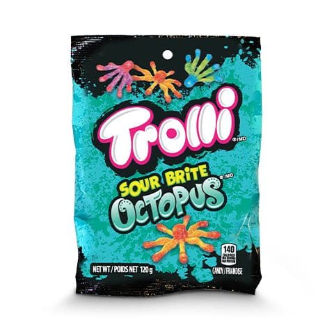 Trolli Sour Brite Octopus 120g