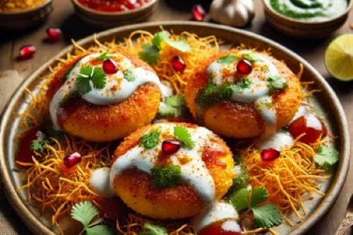 Aloo Tikki Chaat