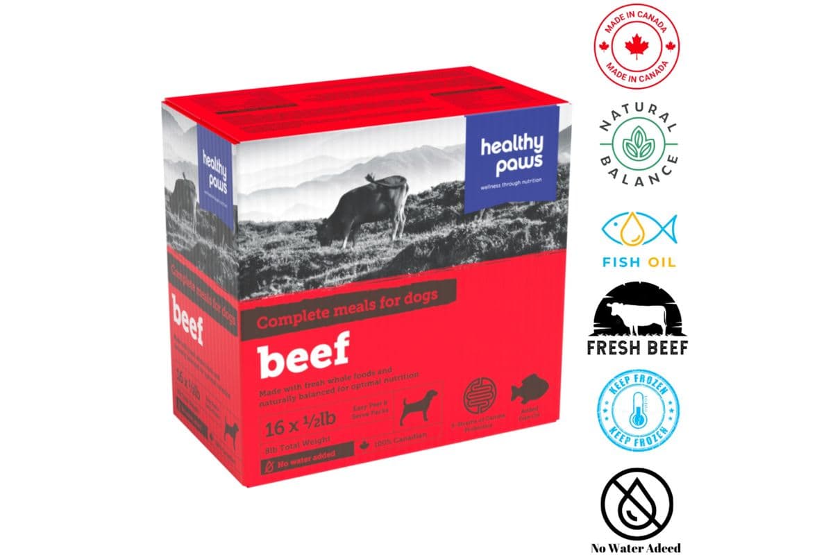 Healthy Paws Canine Complete Dinner Beef (0.5 lb)