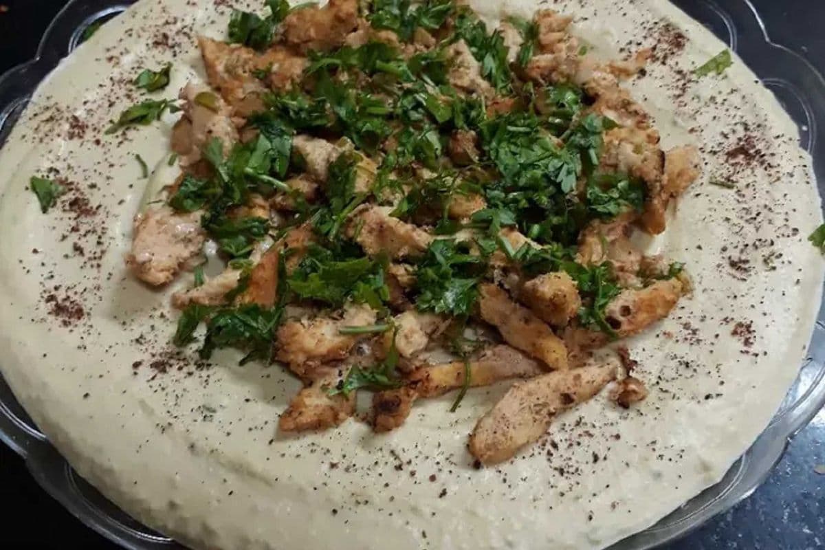 Hummus with Shawarma