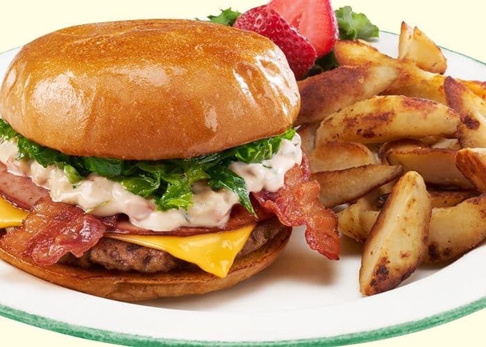 Burger 3 viandes avec pommes de terre