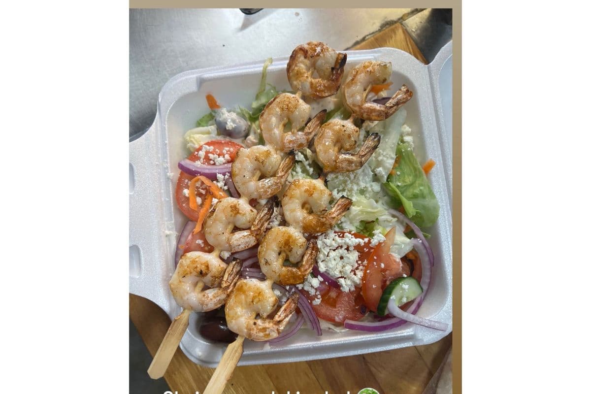 Shrimp Salad Two Skewers (Large)