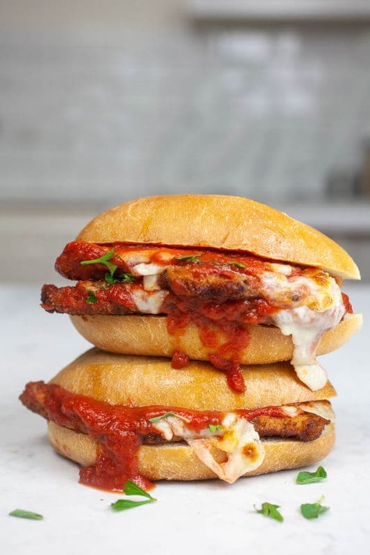Chicken Parmesan on a Ciabatta Combo