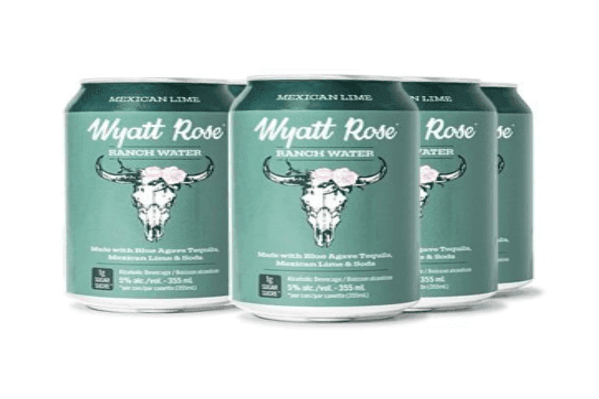 Wyatt Rose Ranch Water Mexican Lime Cans (6 x 355ml)