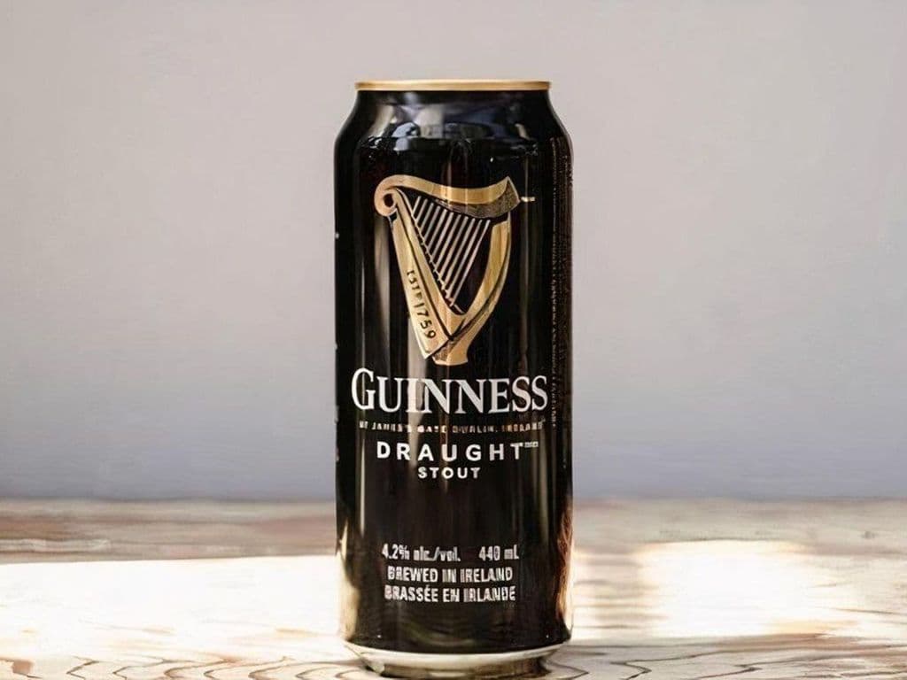 Guinness Irish Stout, 440 ml Canned Beer (4.2% ABV)