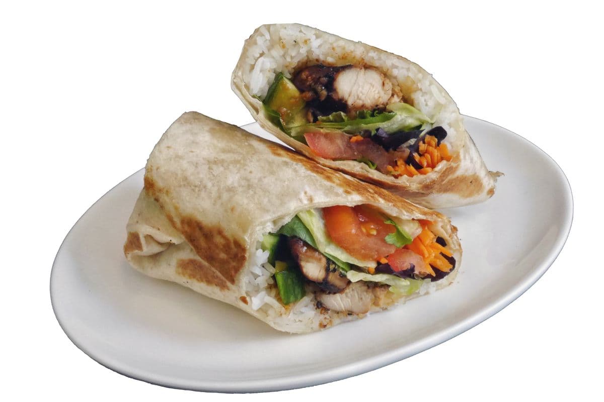 Chicken Sate Wrap