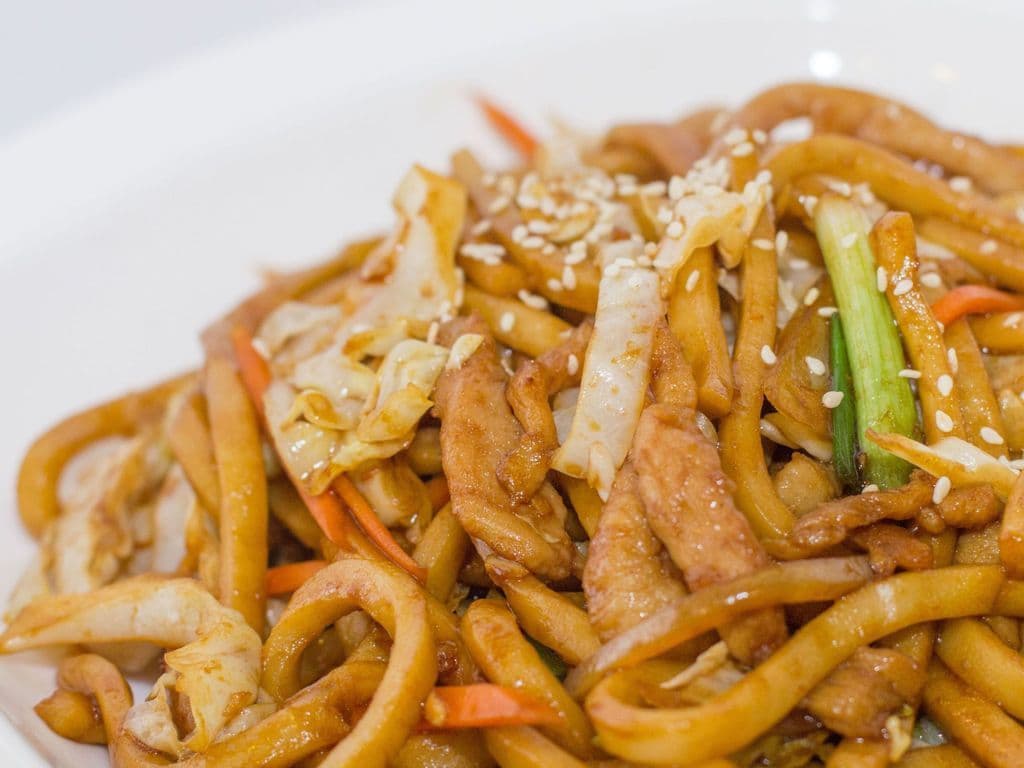 103.Shanghai Style Fried Nood上海粗炒