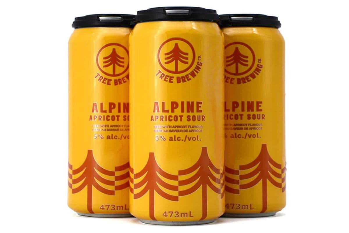 TREE BREWING ALPINE APRICOT SOUR 4 CANS (4 x 473 ML)
