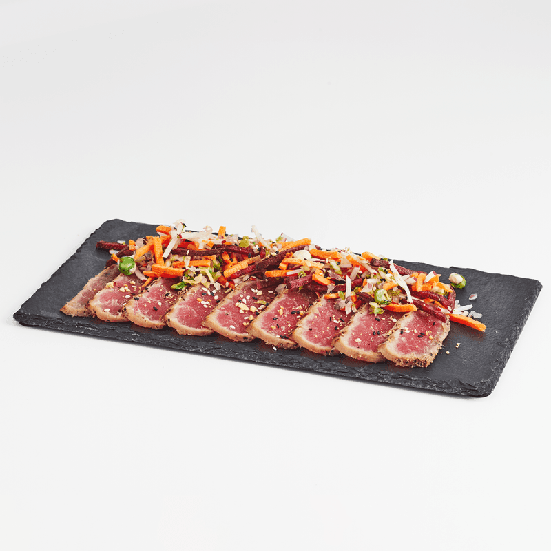 Tataki de thon Teriyaki / Teriyaki tuna tataki
