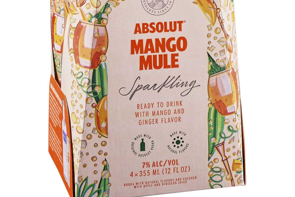 ABSOLUT MANGO MULE COCKTAIL (1 x 4x355mL)