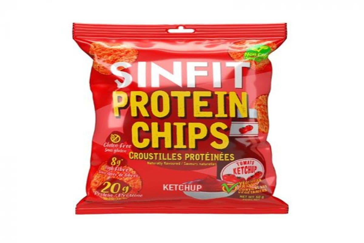 SINFIT PROTEIN CHIPS (KETCHUP FLAVOR) (50G) (200 Cal)