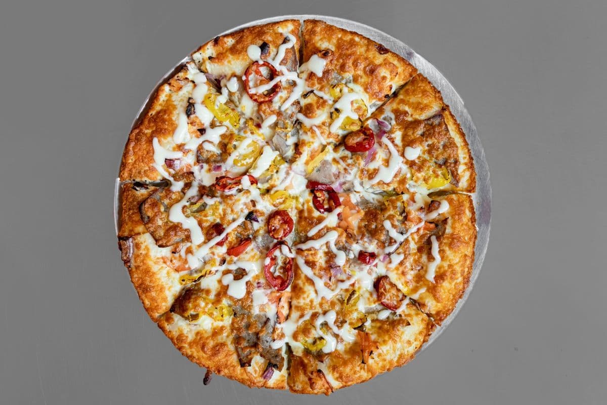 Large Donair Pizza